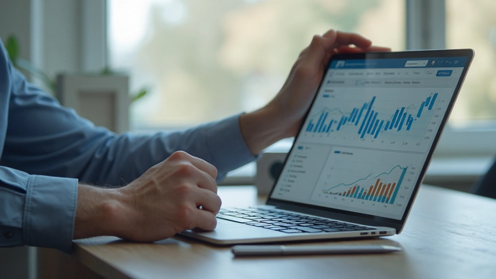 Beleggingsportfolio dashboard met grafieken en aandeelprijzen op computerscherm