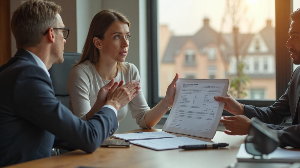 Financial advisor explaining investment options with charts and analysis